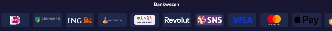 Slots Eater Casino betaalmethoden met iDEAL, ING, Revolut, Visa en Mastercard