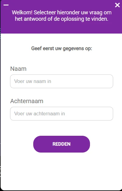 Slots Eater Casino livechat formulier voor contact en klantenservice